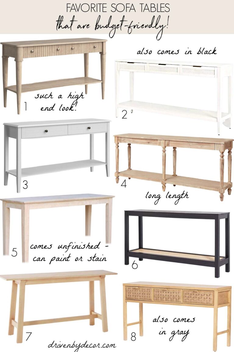 Behind-the-Couch Tables for Every Style and Budget - Driven by Decor