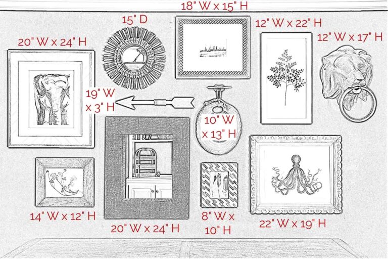 10 Gallery Wall Layouts That Will Transform Your Space! Driven by Decor