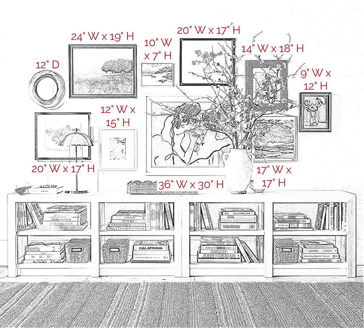 Art Gallery Layout Gallery Wall Layout XJZV