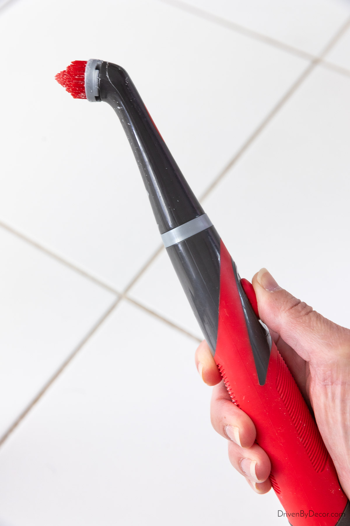 The grout cleaning spin brush that makes cleaning grout a breeze!