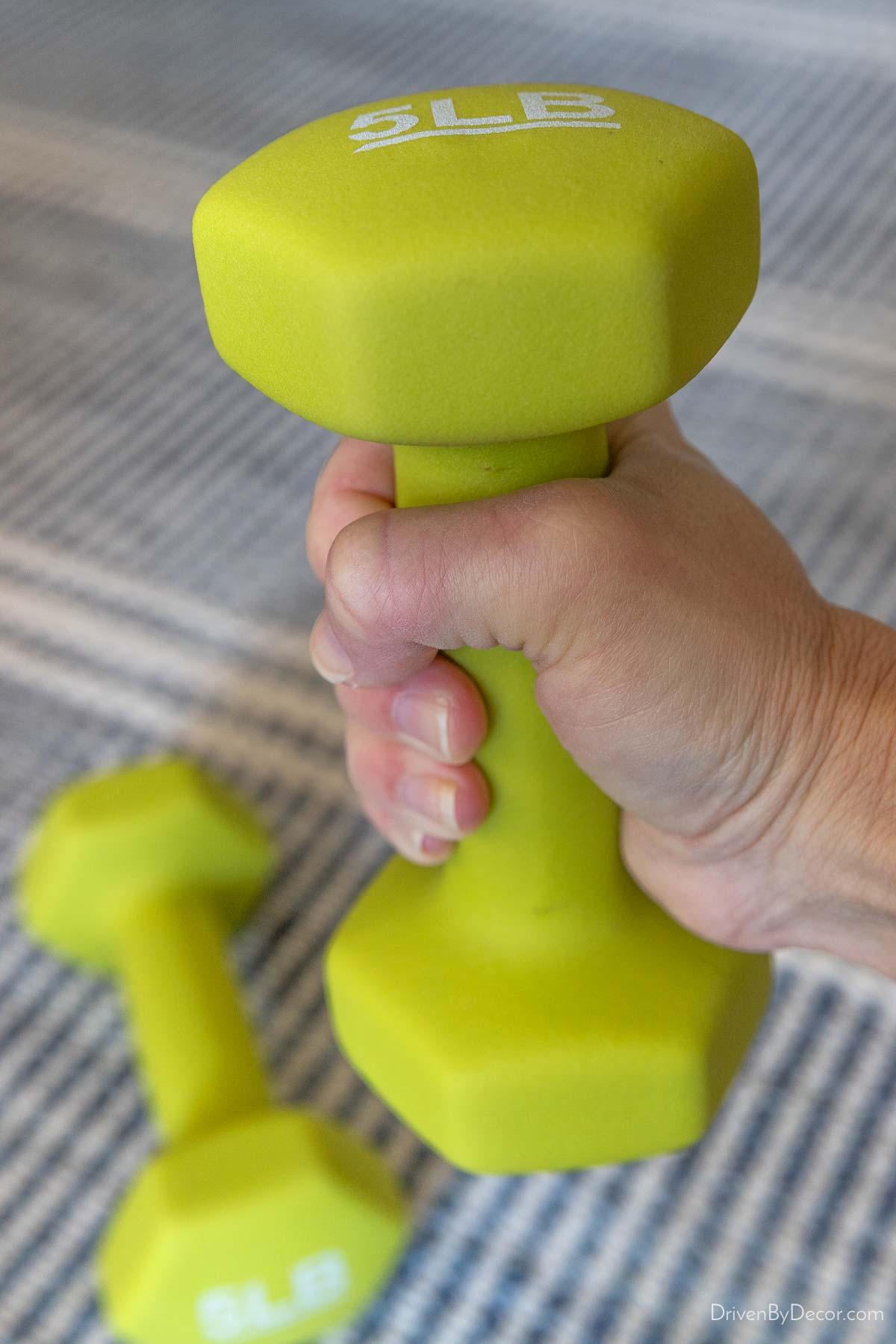 Neoprene coated hand weights