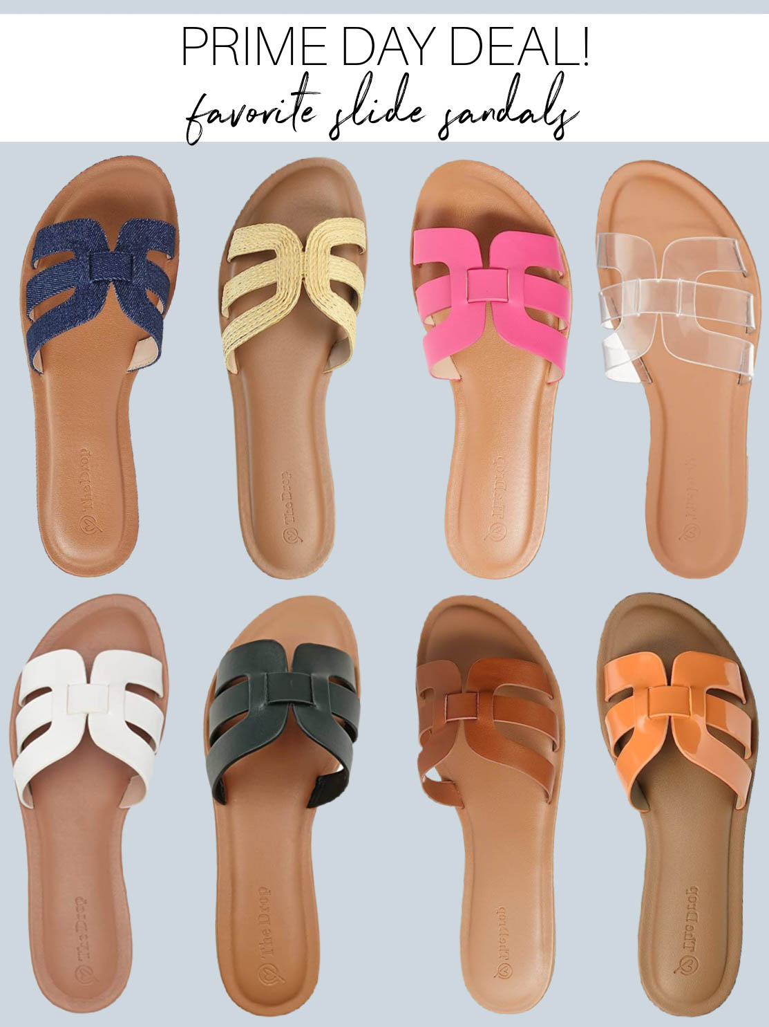 Slide sandals on sale for Amazon Prime Day