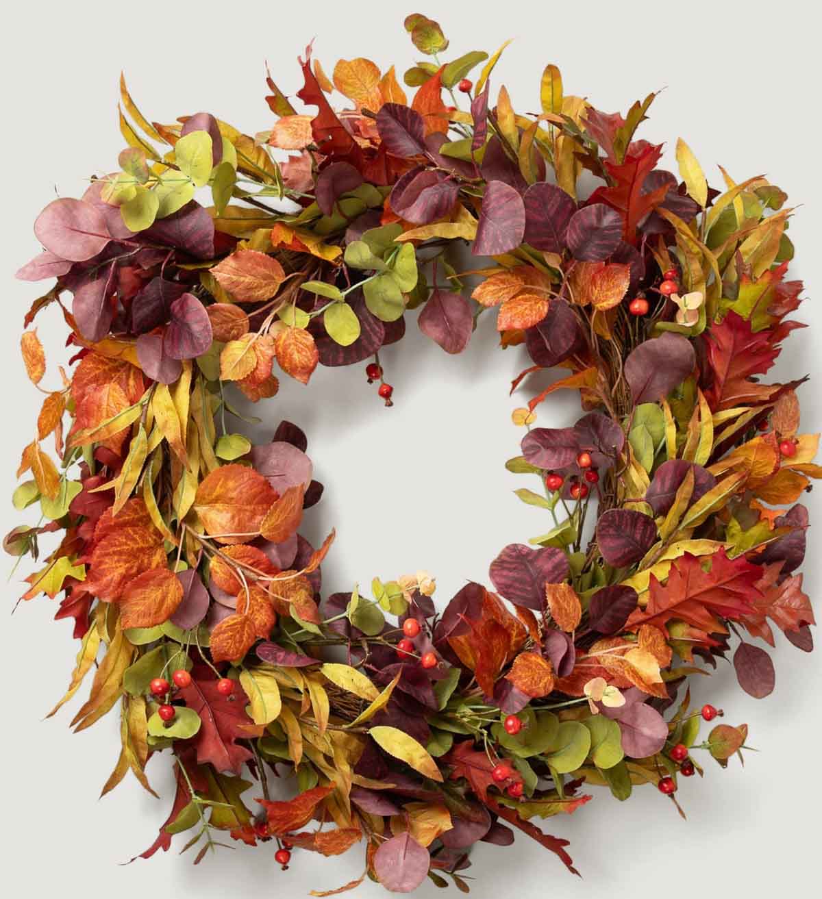 Fall eucalyptus wreath