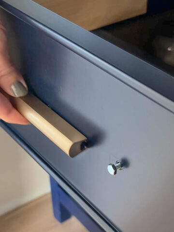 Cabinet pull holes are slightly off - here's the fix!