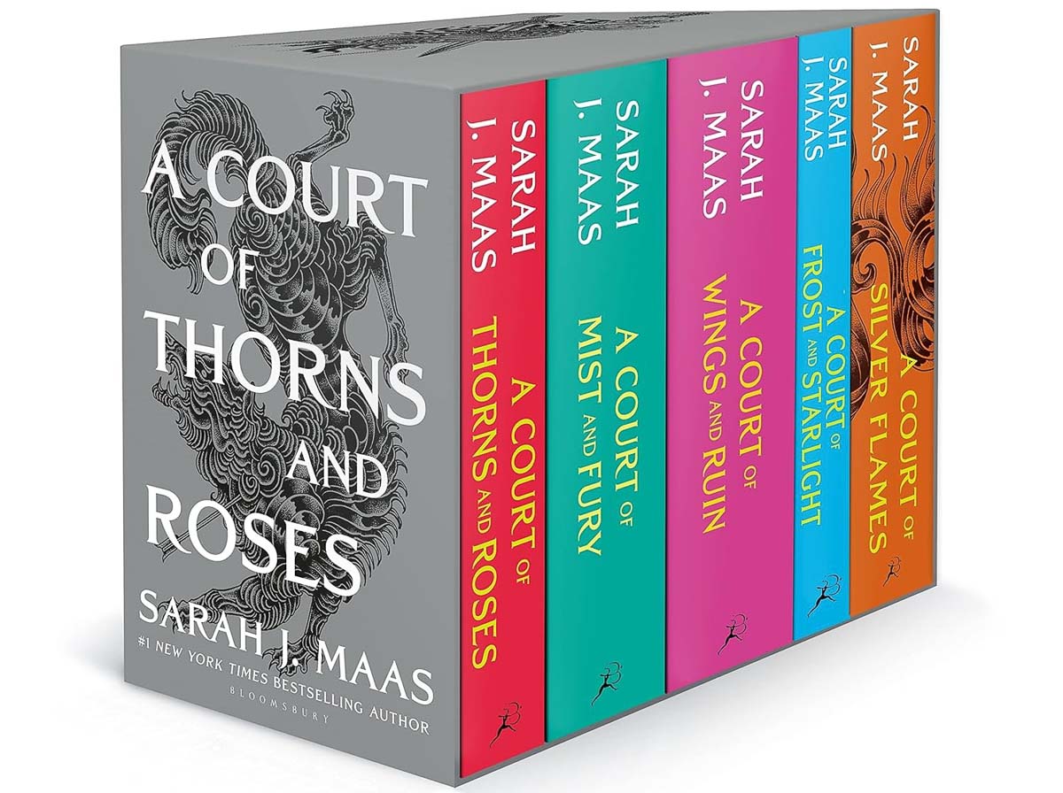 Set of five books that are popular with 20-somethings