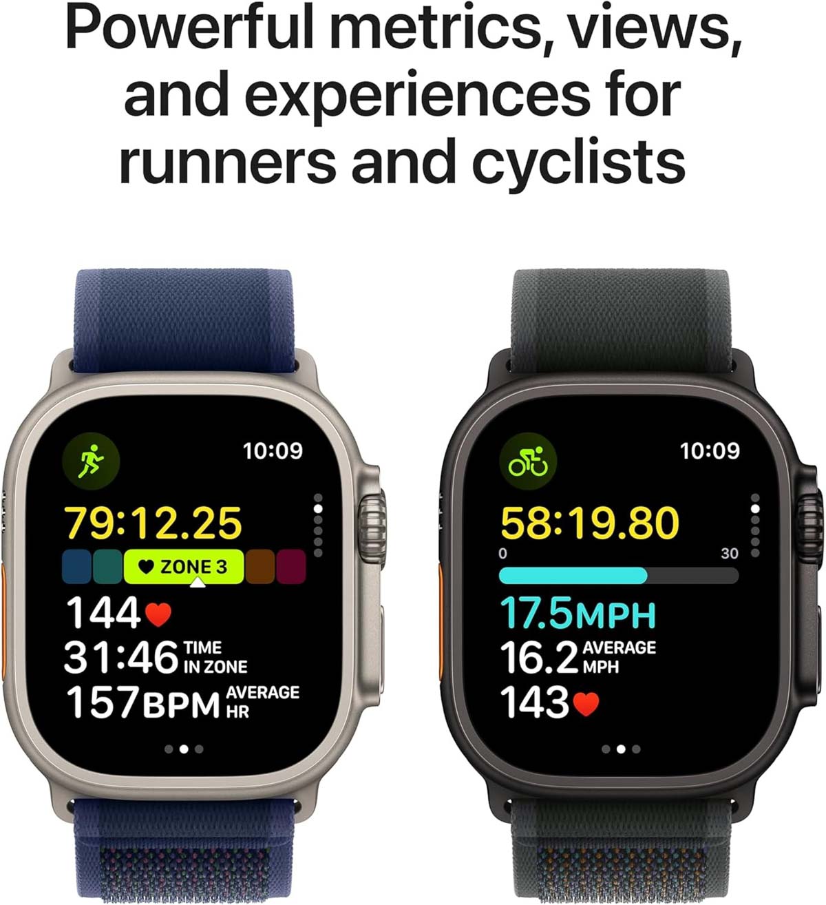 Newest Apple watch cycling and running features