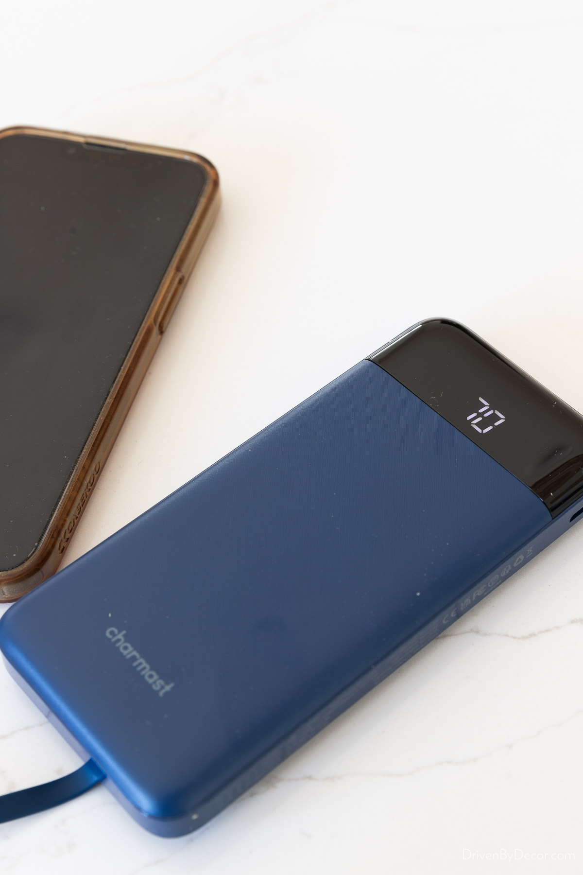 Power pack charging phone