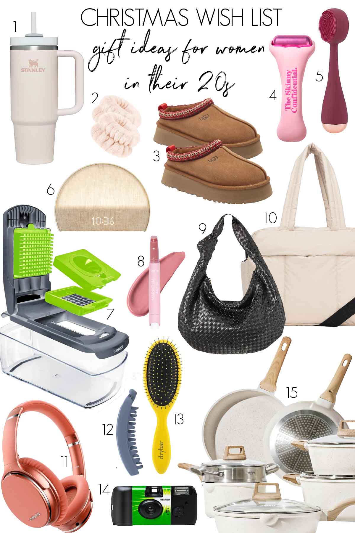 Christmas wish list gift ideas for women in their 20s