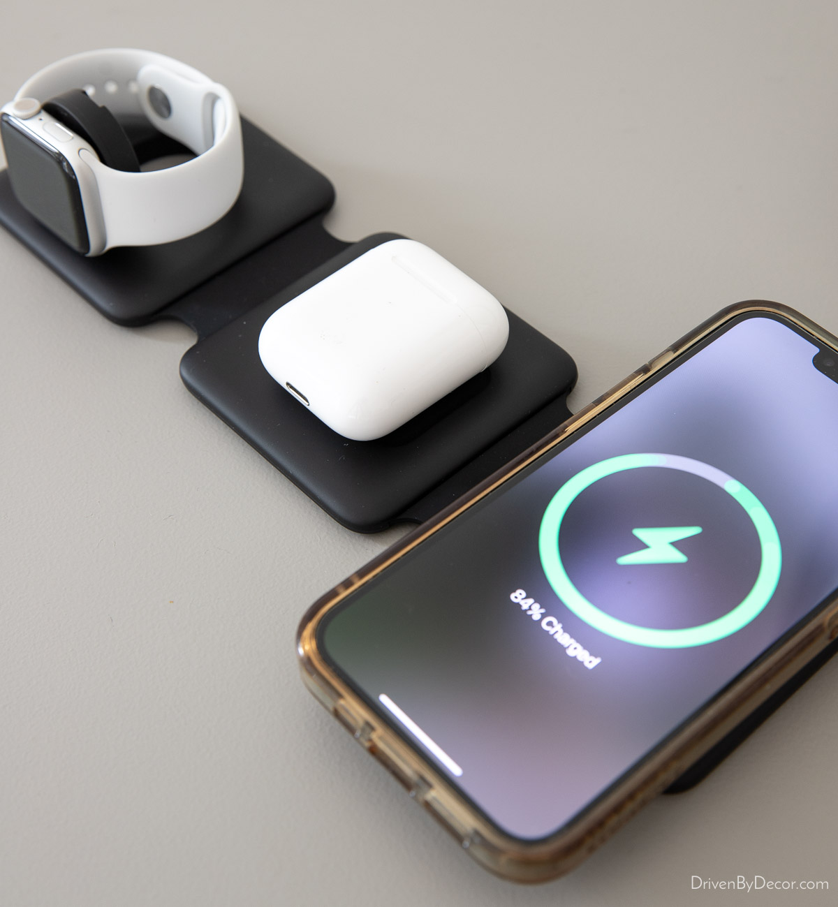 Wireless charger for Apple watch, AirPods, and phone