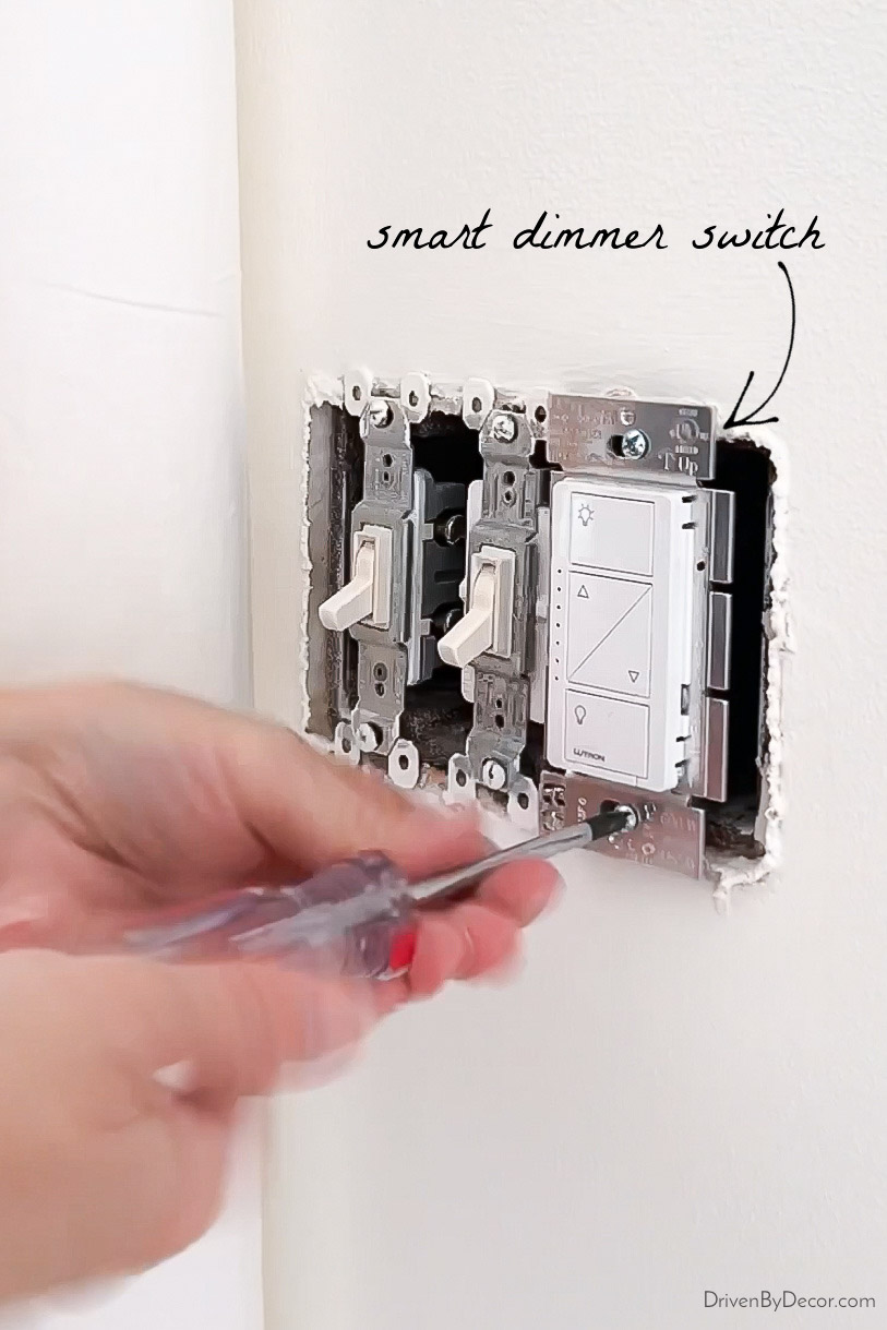 Installing Caséta by Lutron smart dimmer switch