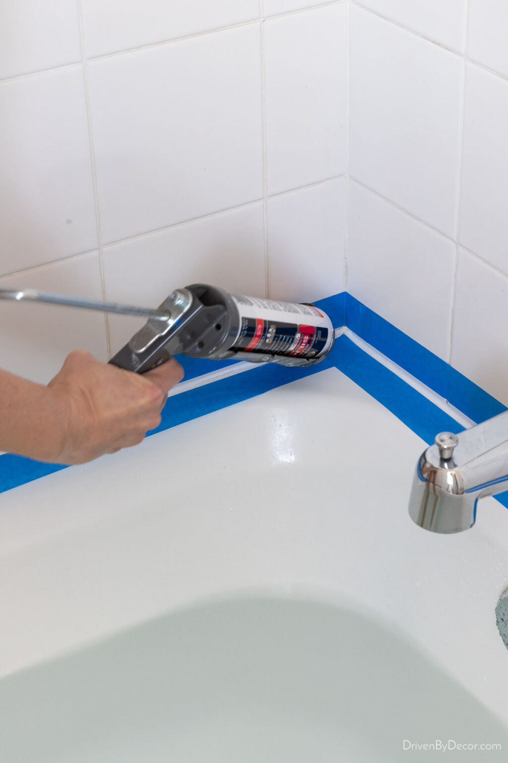 How to Caulk a Bathtub Like a Pro! Driven by Decor