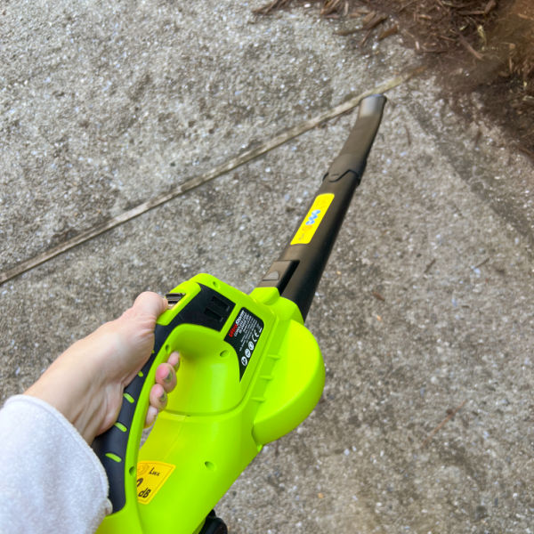 Cordless electric leaf blower