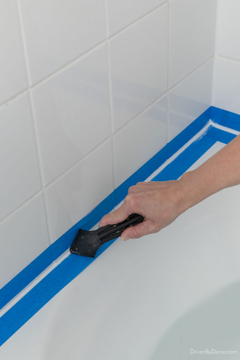 How to Caulk a Bathtub Like a Pro! - Driven by Decor