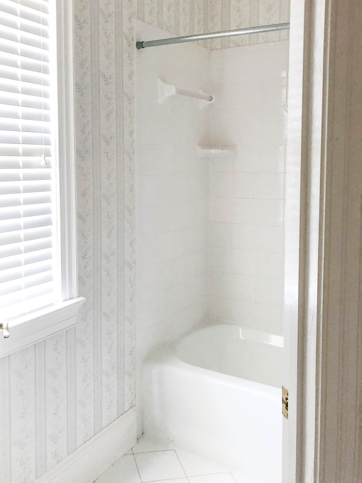 Our tub/shower combo before the renovation