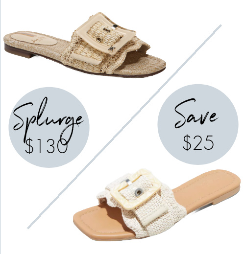 Save or Splurge Sandals