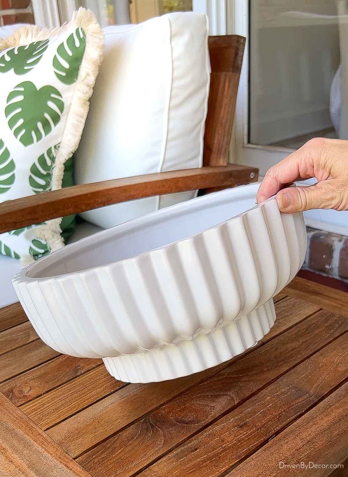 Affordable ceramic planter