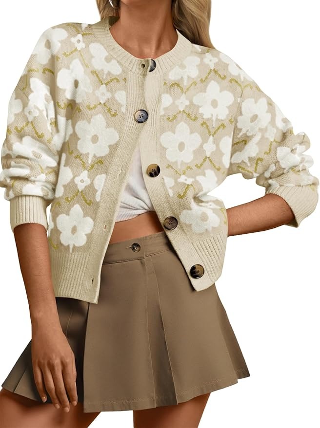 Floral cardigan