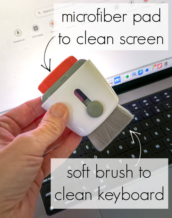 Laptop cleaning tool