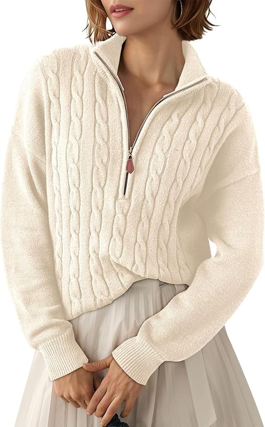 Quarter zip sweater on Prime Day deal!