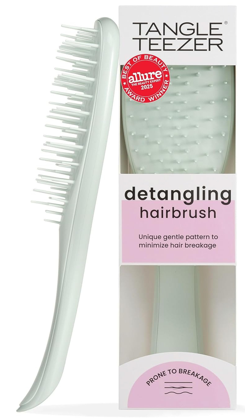 Hair detangling brush