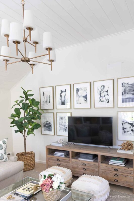 Living room chandelier
