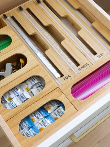 Kitchen drawer organizers