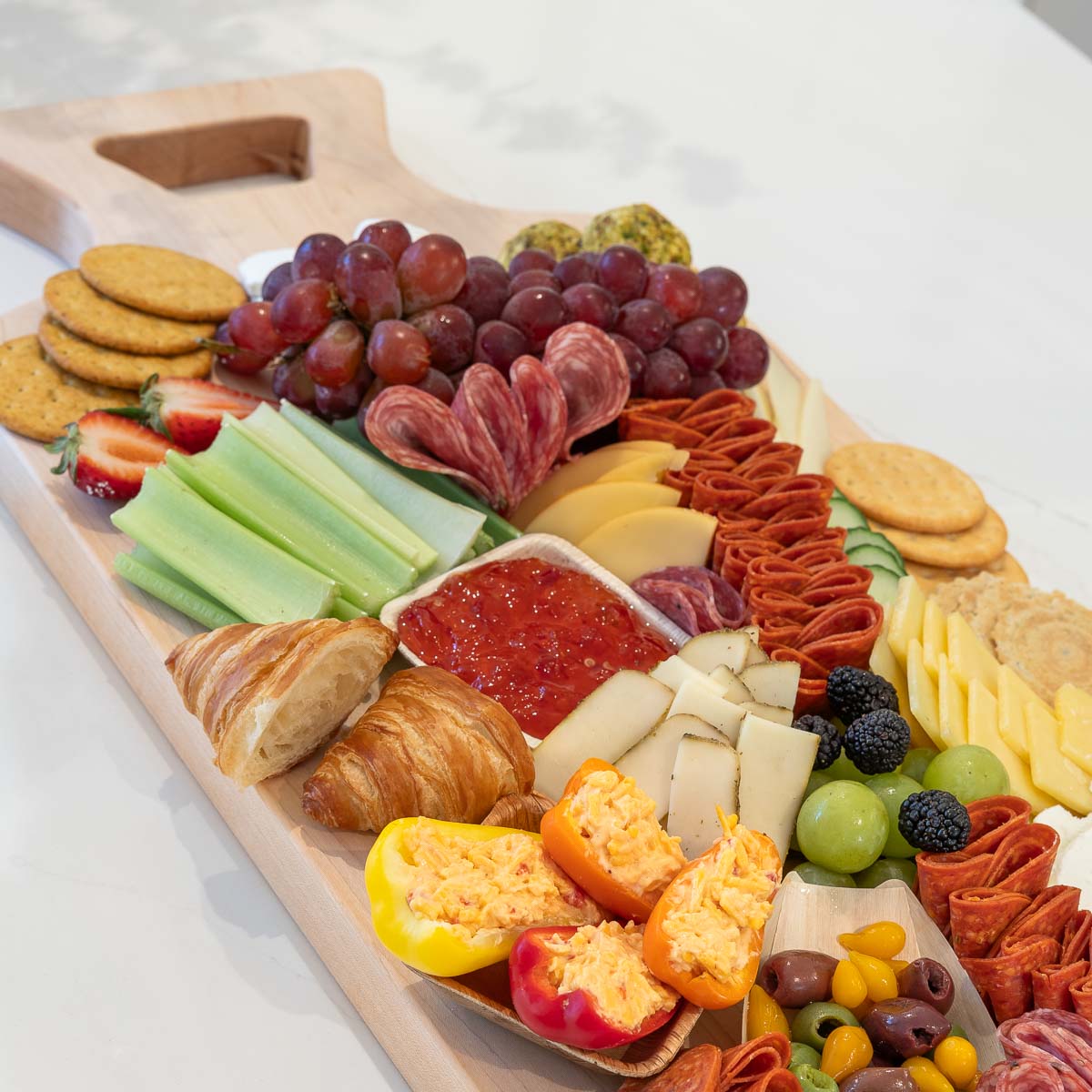Charcuterie Board With Clear Lid Portable Charcuterie Box With Compartments Cheese Board Box For Kitchens Shopskc4833 I.59607120 - View #10