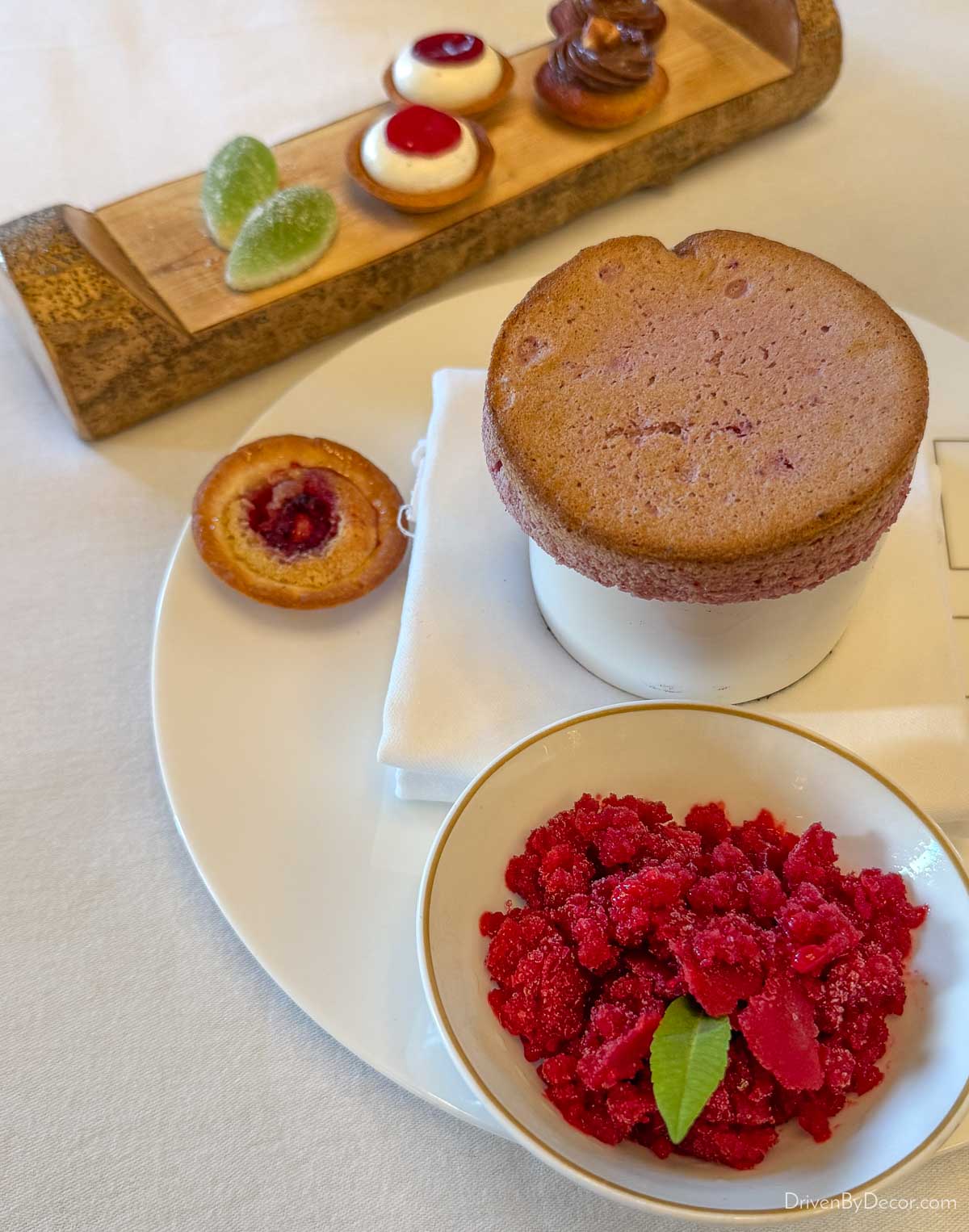 Dessert at Ashford Castle