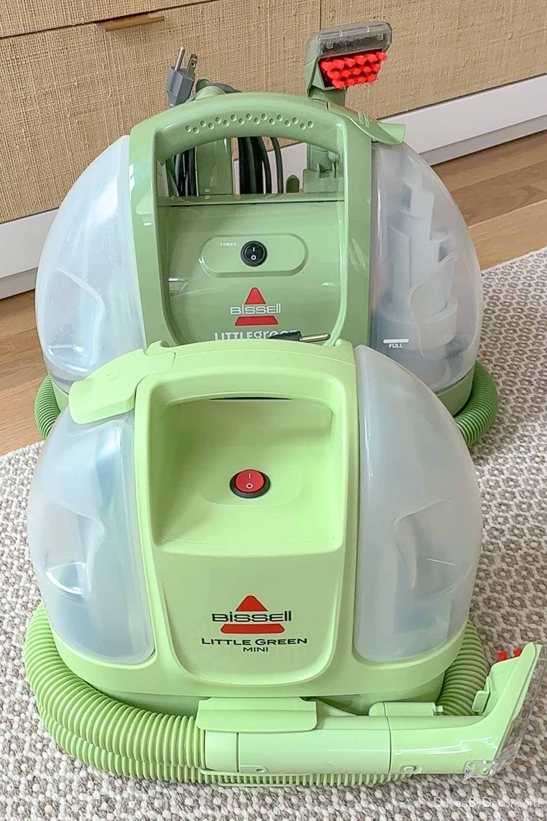 Bissell Little Green Mini in smaller size compared to previous version
