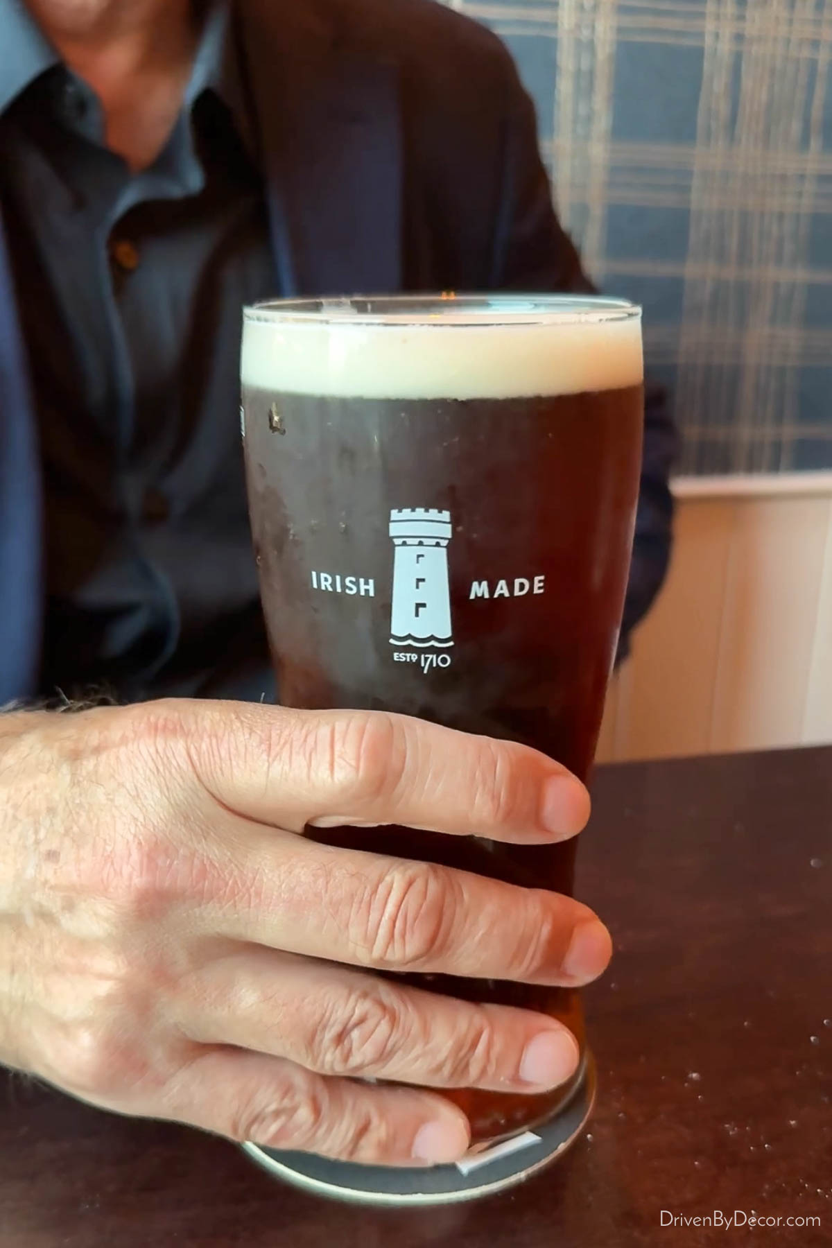 Irish beer at pub in Kinsale