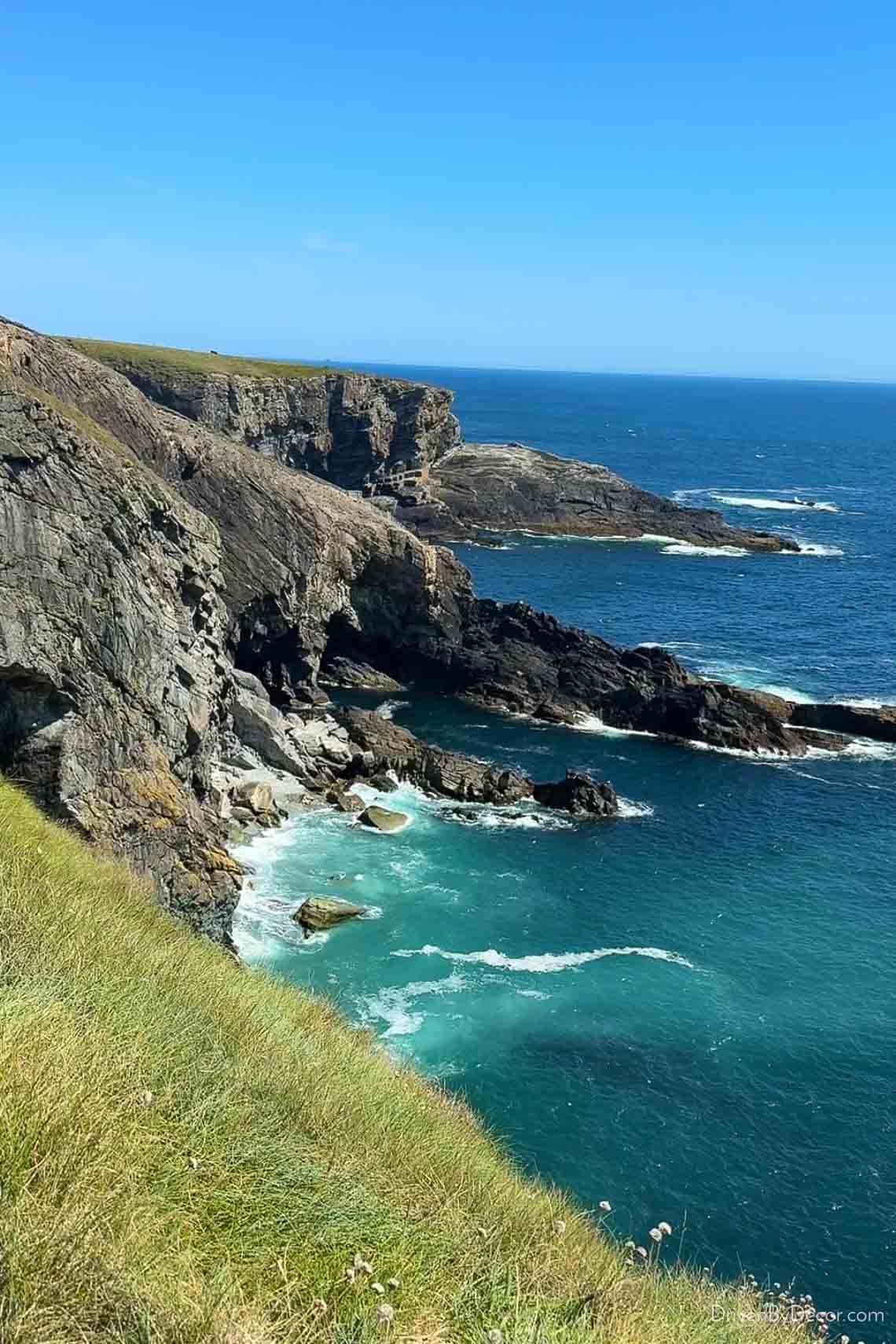 Views on walk from Mizen Head footbridge