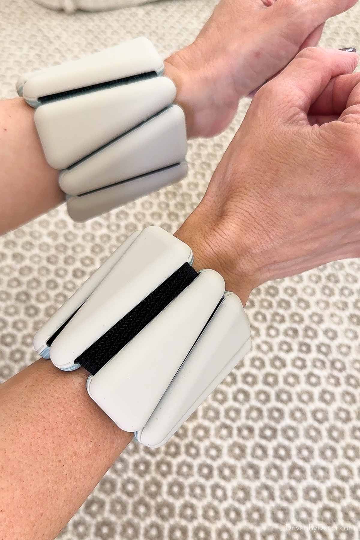 Velcro wrist weights