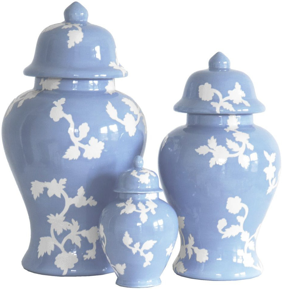 Chinoserie ginger jars