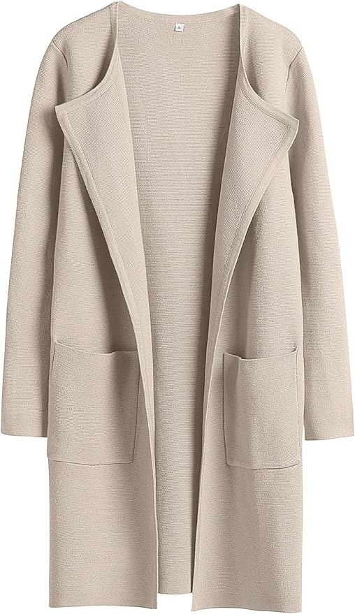 Light beige coatigan