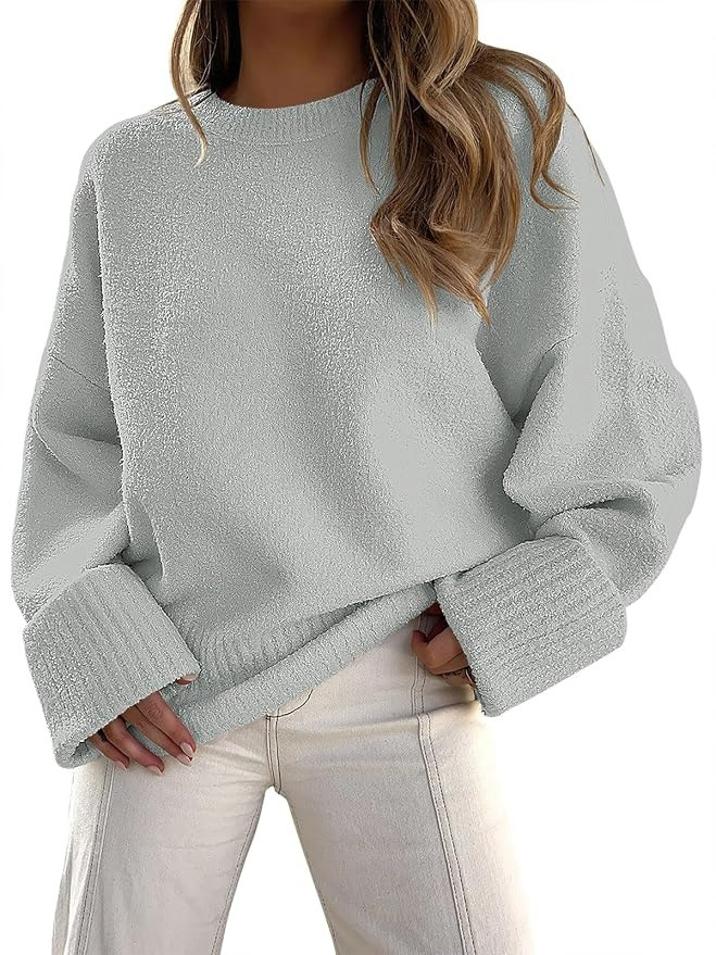 Cozy pale green sweater