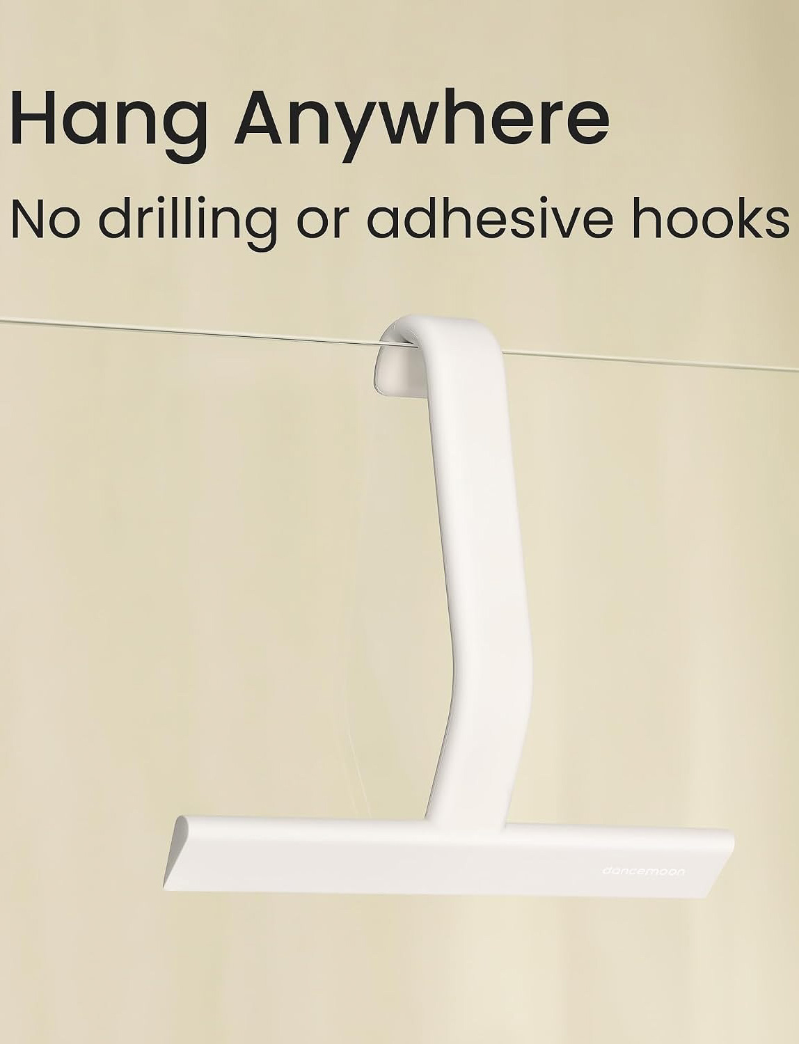 Shower squeegee with hook