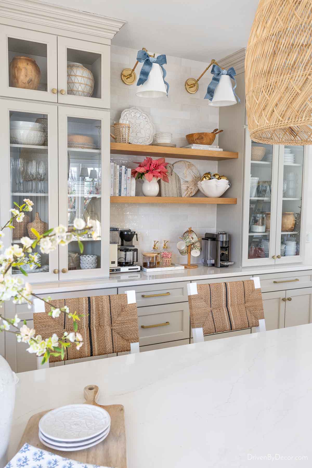 Christmas coffee bar