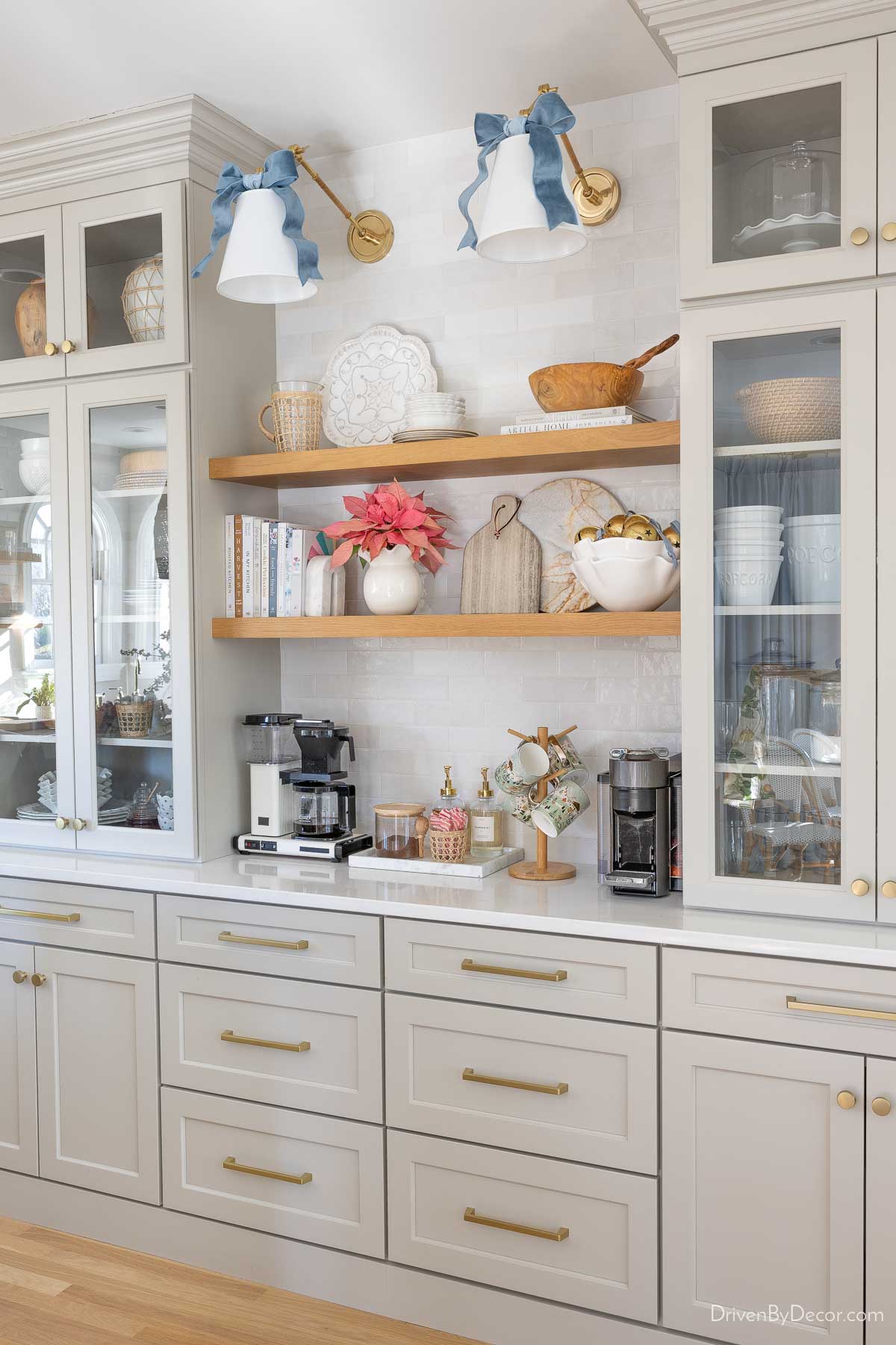 Christmas coffee bar