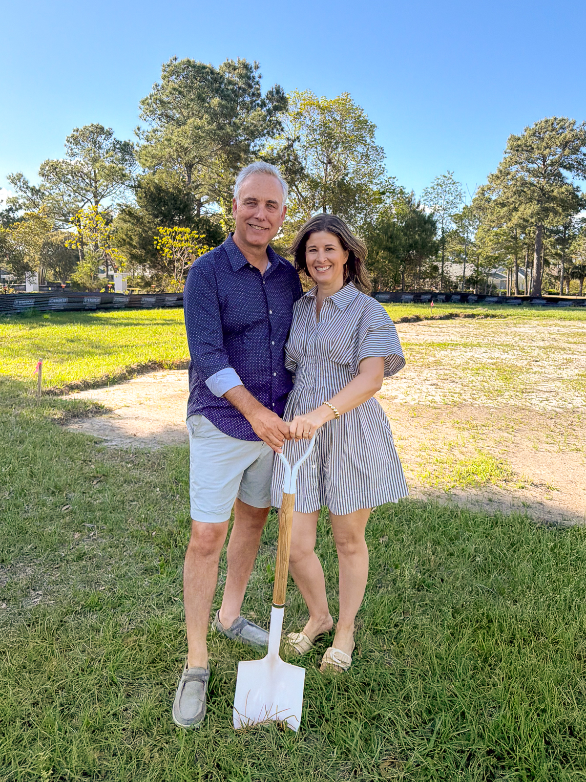 Ground breaking for our new build