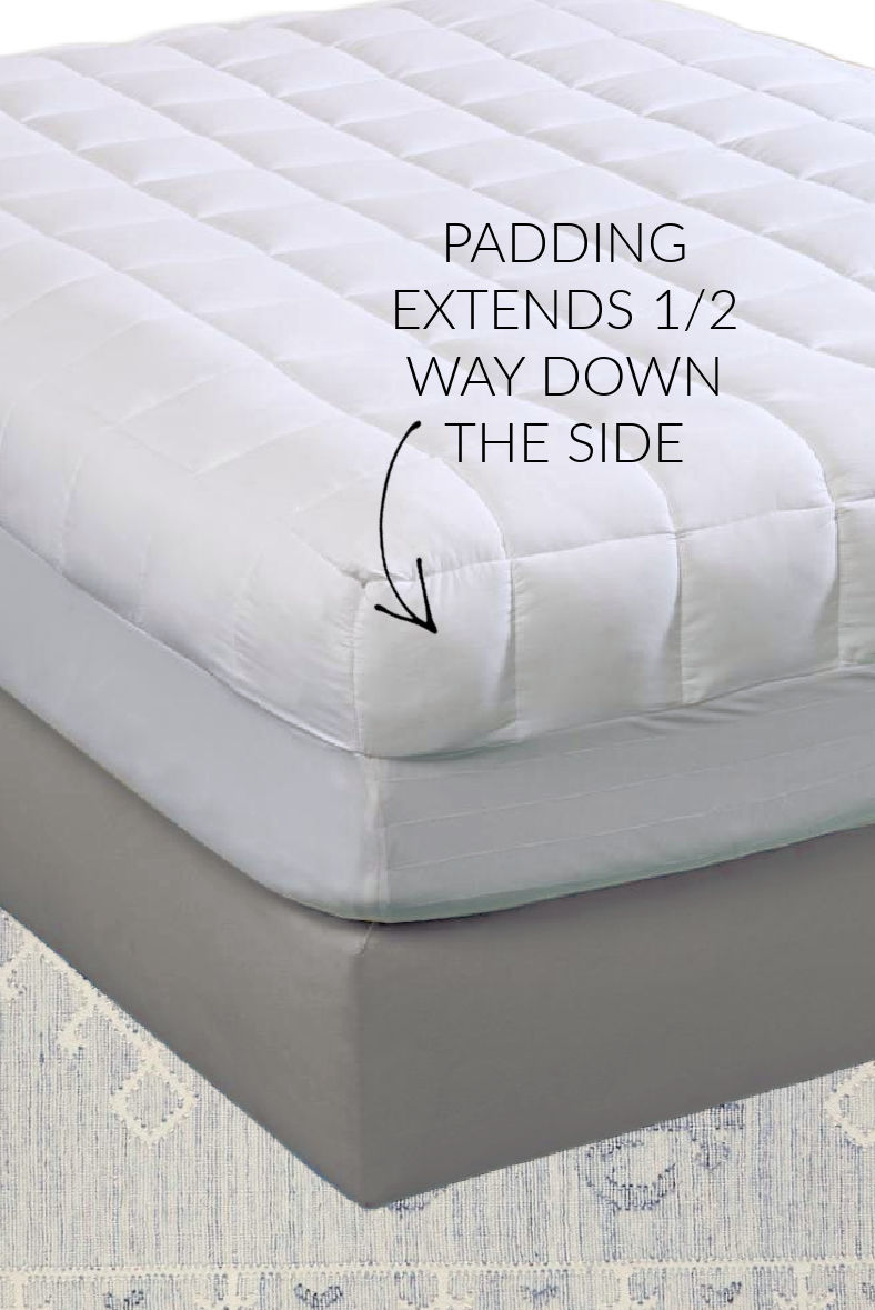 Fluffy mattress pad