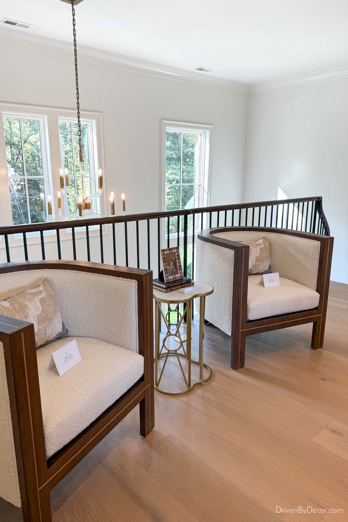 Seating area at upstairs landing